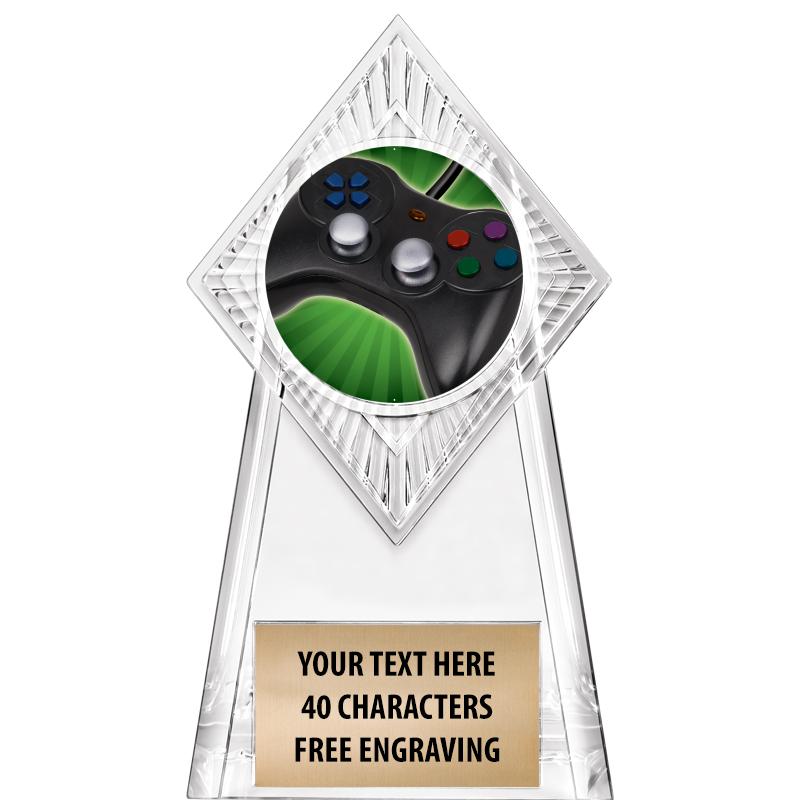 6" PARAGON CLEAR INSERT TROPHY