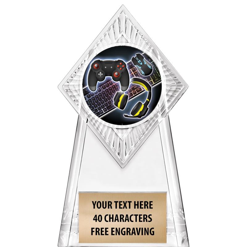 6" PARAGON CLEAR INSERT TROPHY