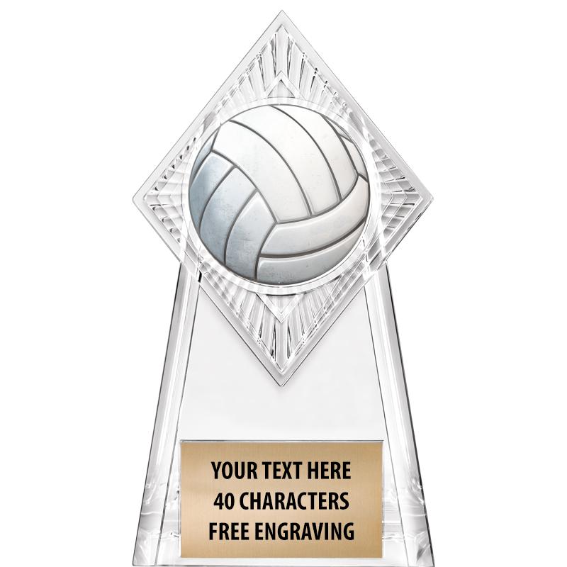 6" PARAGON CLEAR INSERT TROPHY