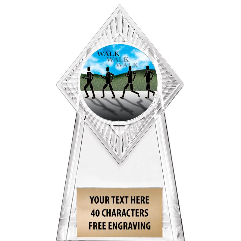 6" PARAGON CLEAR INSERT TROPHY