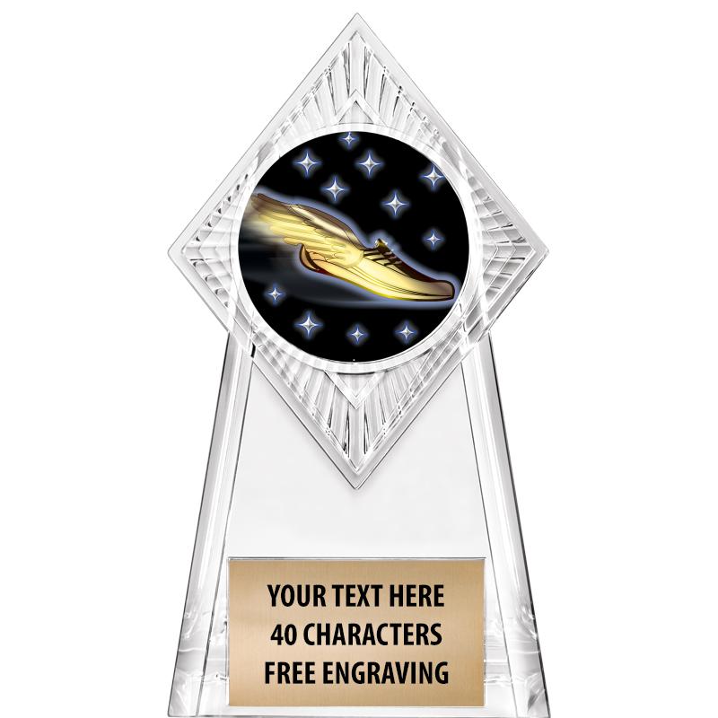 6" PARAGON CLEAR INSERT TROPHY