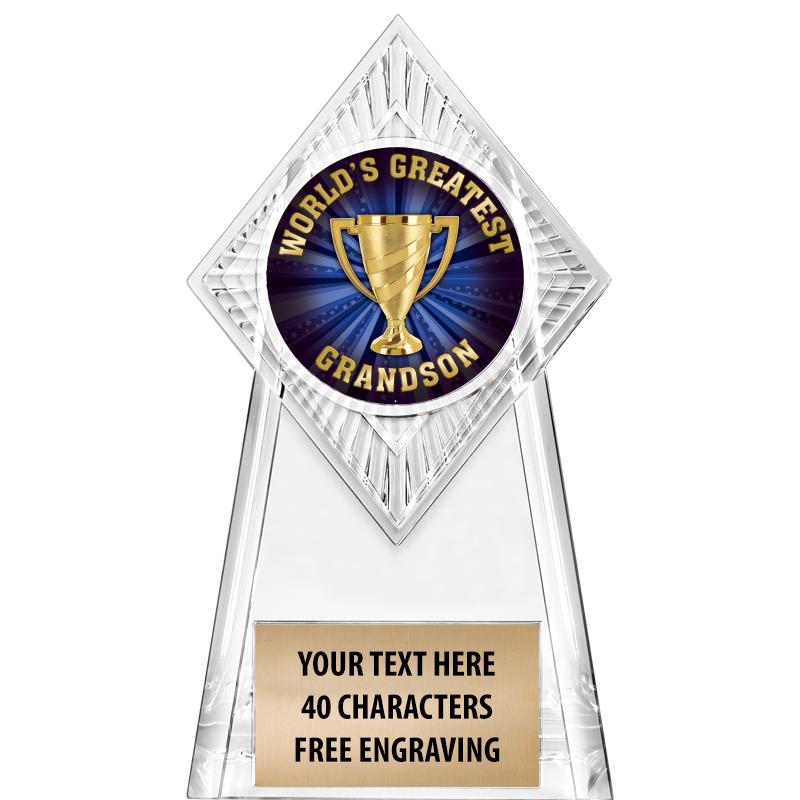 6" PARAGON CLEAR INSERT TROPHY