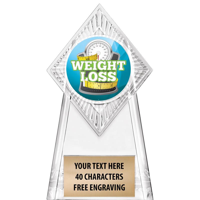 6" PARAGON CLEAR INSERT TROPHY