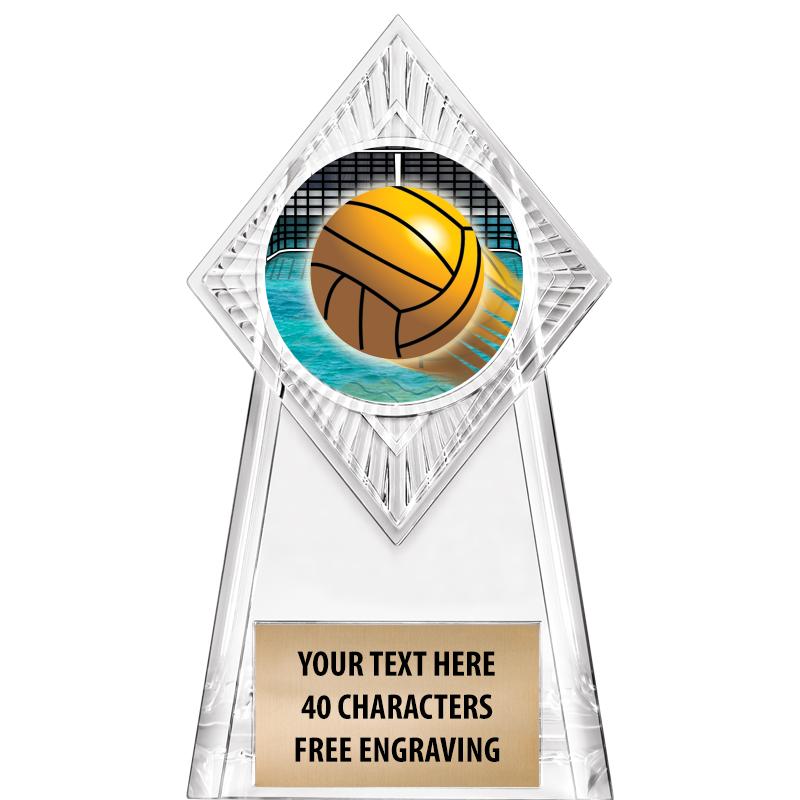 6" PARAGON CLEAR INSERT TROPHY