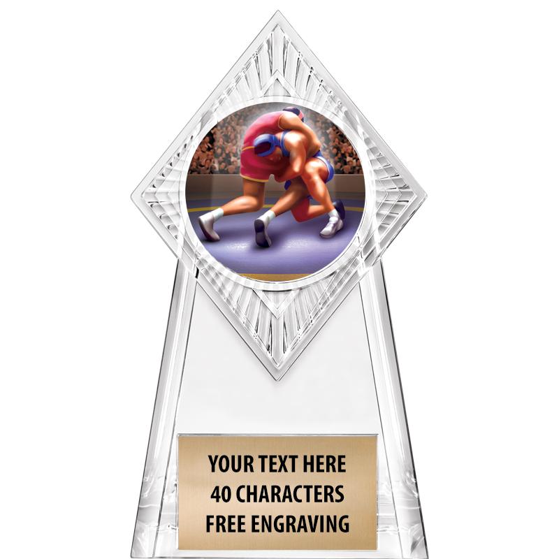 6" PARAGON CLEAR INSERT TROPHY