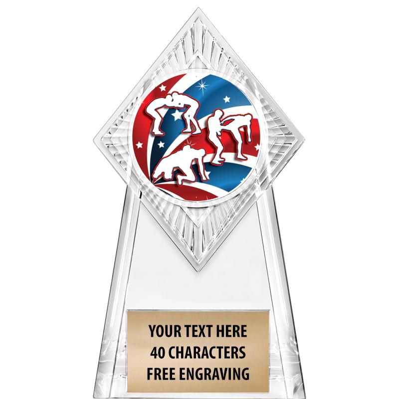 6" PARAGON CLEAR INSERT TROPHY