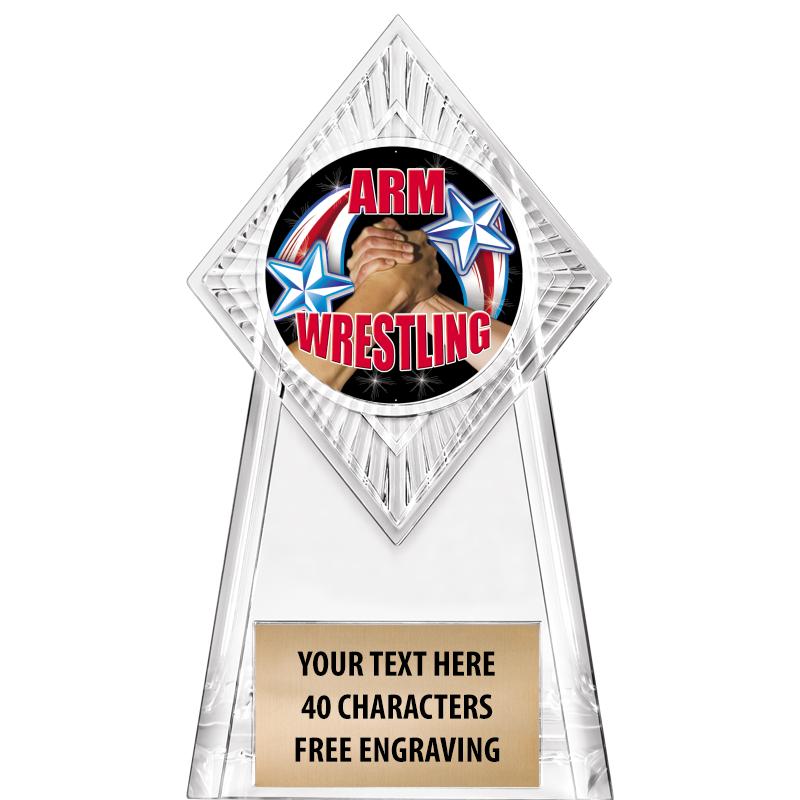 6" PARAGON CLEAR INSERT TROPHY