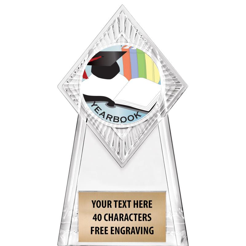 6" PARAGON CLEAR INSERT TROPHY