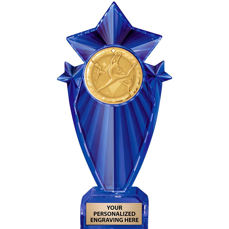 8" BLUE STARGRAM ICICLE TRP