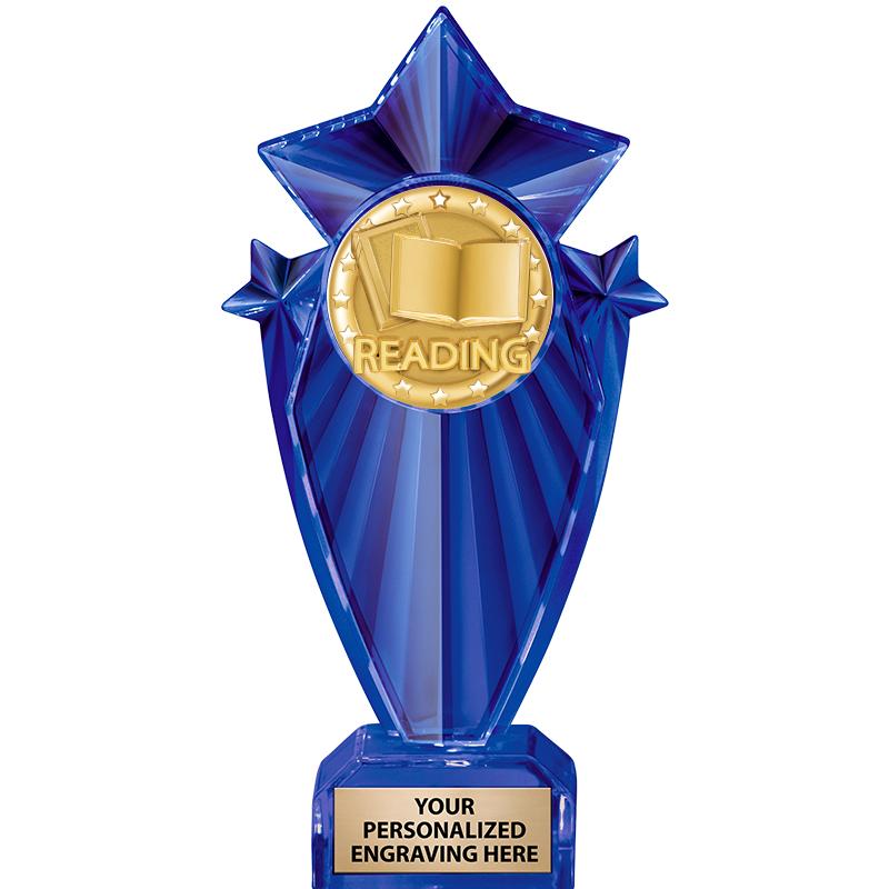 8" BLUE STARGRAM ICICLE TRP