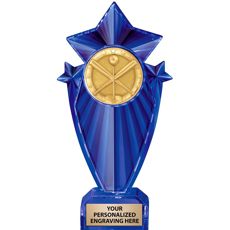 8" BLUE STARGRAM ICICLE TRP