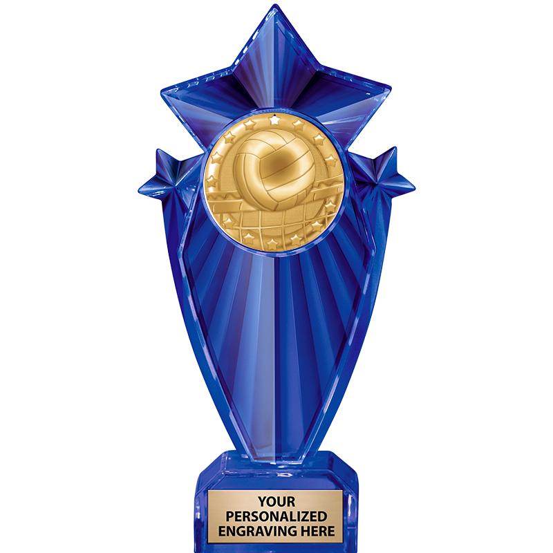 8" BLUE STARGRAM ICICLE TRP