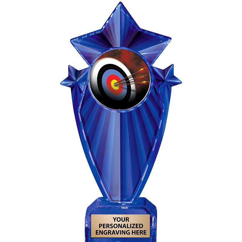 8" BLUE STARGRAM ICICLE TRP