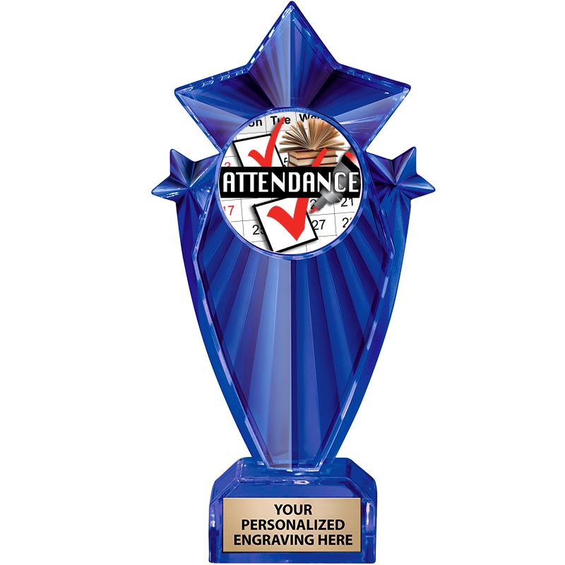 8" BLUE STARGRAM ICICLE TRP