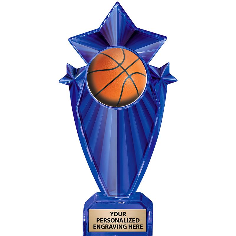 8" BLUE STARGRAM ICICLE TRP