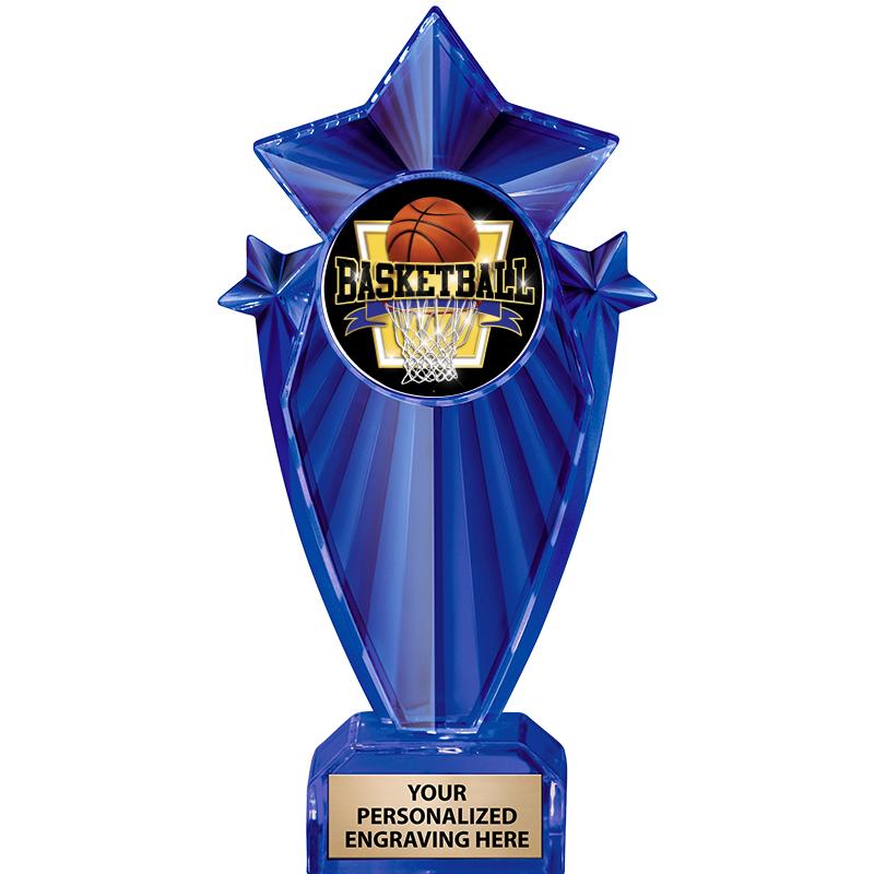 8" BLUE STARGRAM ICICLE TRP