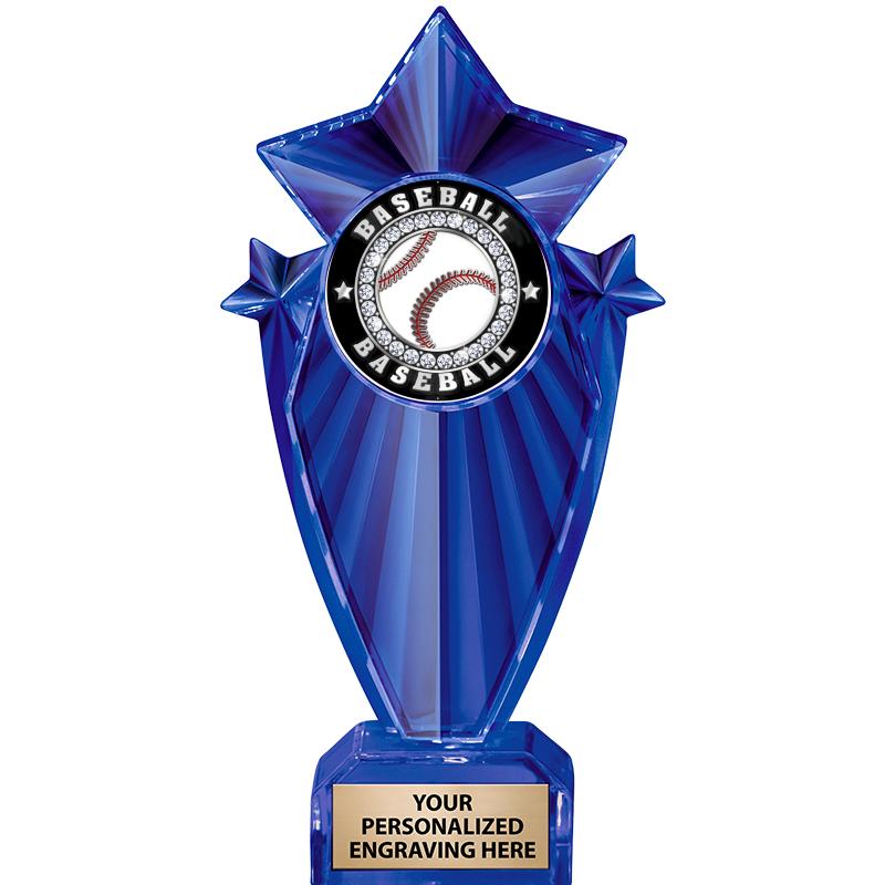 8" BLUE STARGRAM ICICLE TRP