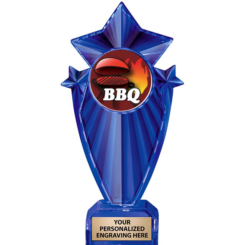 8" BLUE STARGRAM ICICLE TRP