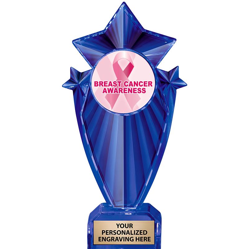 8" BLUE STARGRAM ICICLE TRP