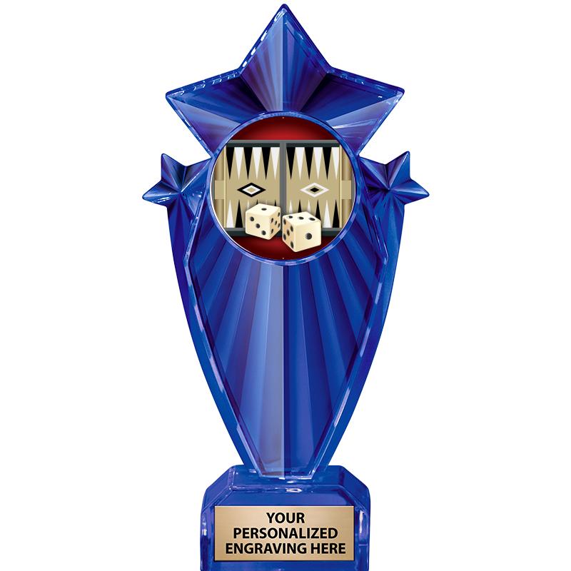 8" BLUE STARGRAM ICICLE TRP