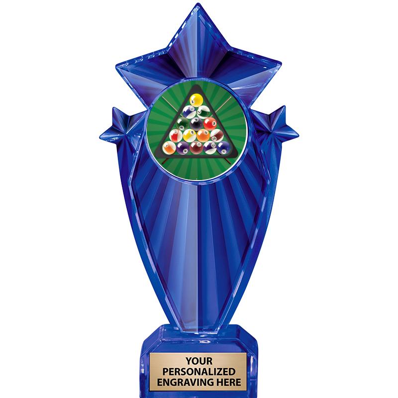 8" BLUE STARGRAM ICICLE TRP