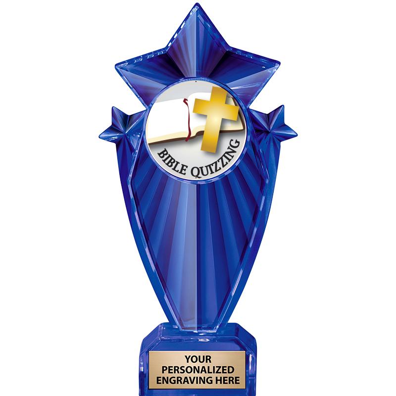 8" BLUE STARGRAM ICICLE TRP