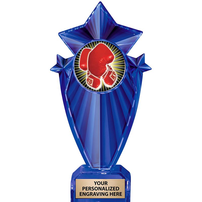 8" BLUE STARGRAM ICICLE TRP