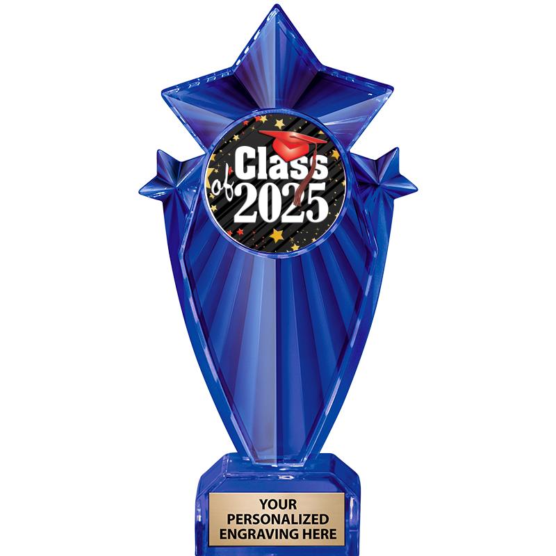 8" BLUE STARGRAM ICICLE TRP