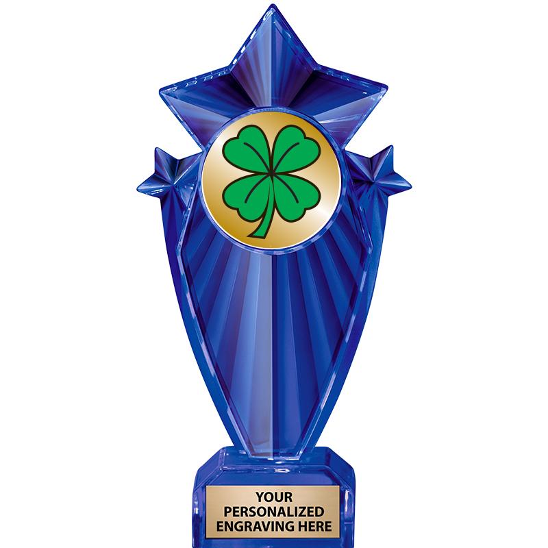 8" BLUE STARGRAM ICICLE TRP