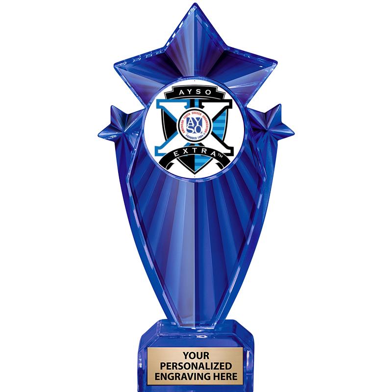 8" BLUE STARGRAM ICICLE TRP