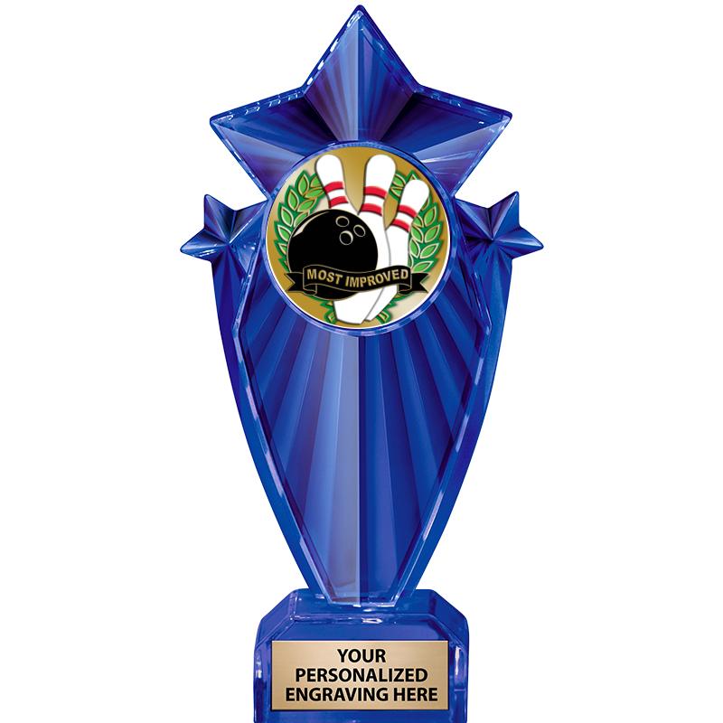 8" BLUE STARGRAM ICICLE TRP