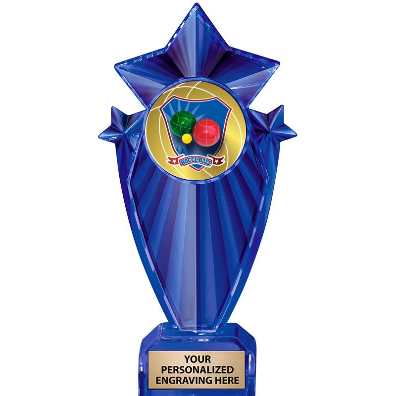 8" BLUE STARGRAM ICICLE TRP