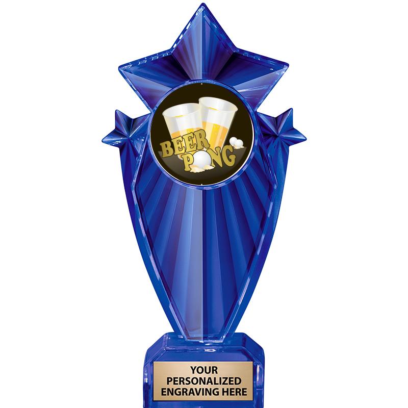 8" BLUE STARGRAM ICICLE TRP