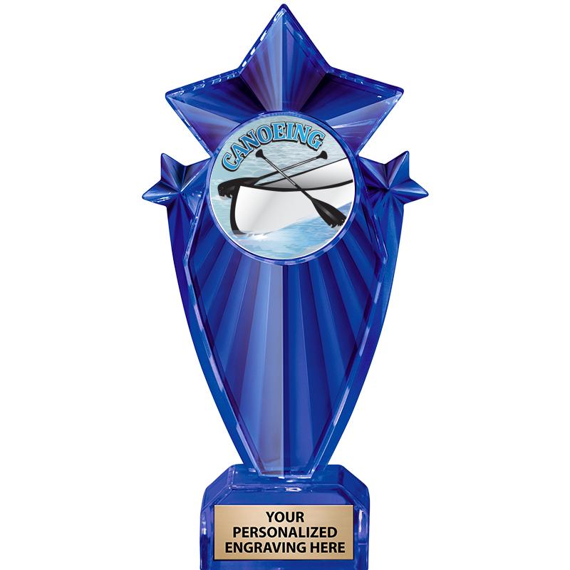 8" BLUE STARGRAM ICICLE TRP