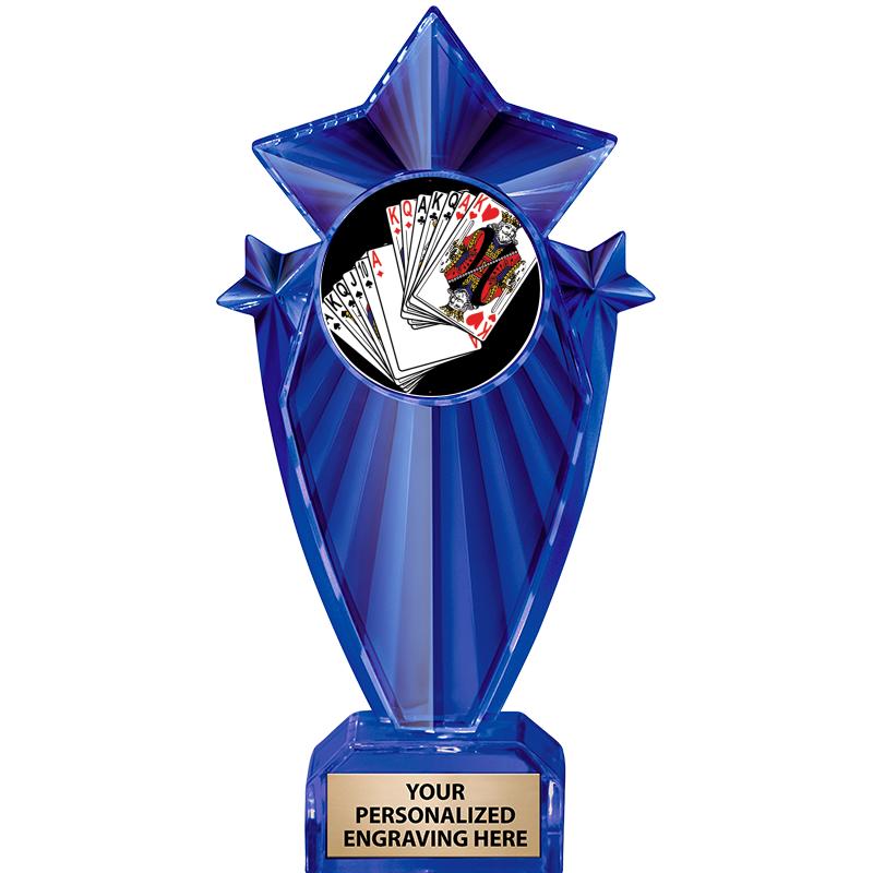 8" BLUE STARGRAM ICICLE TRP