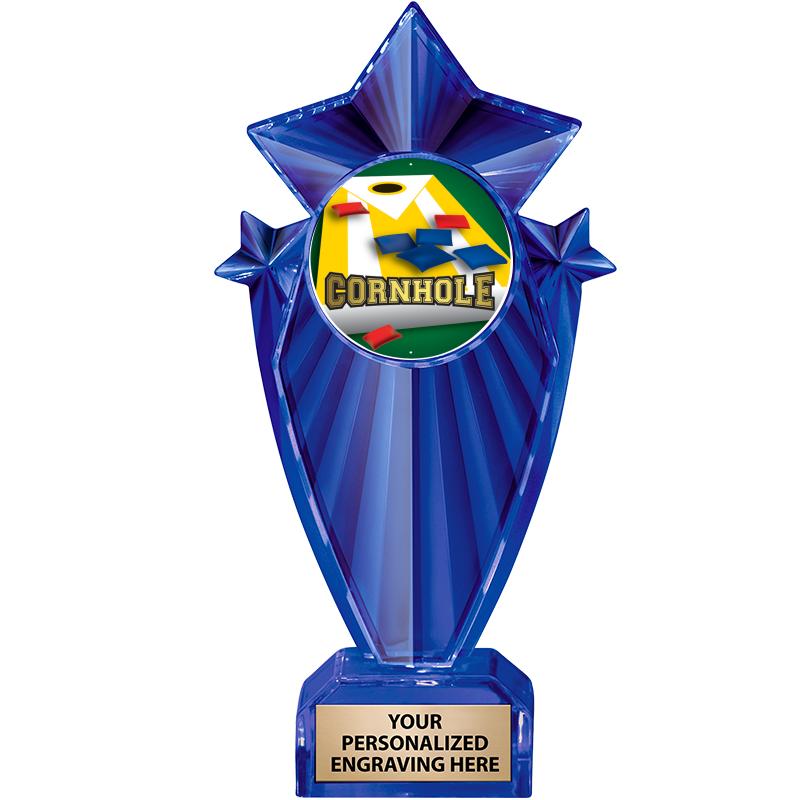 8" BLUE STARGRAM ICICLE TRP