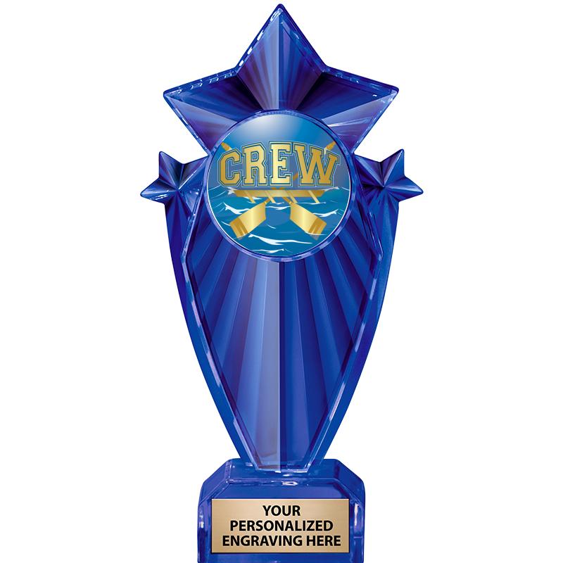 8" BLUE STARGRAM ICICLE TRP