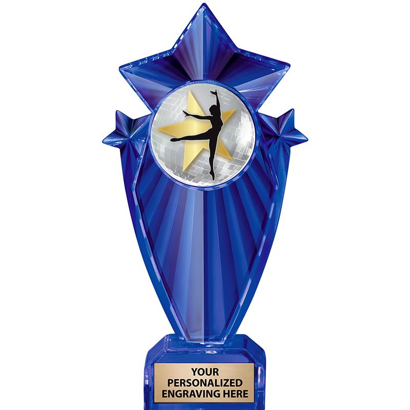 8" BLUE STARGRAM ICICLE TRP