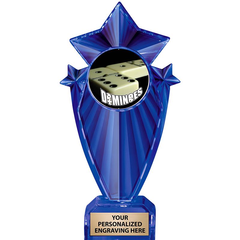 8" BLUE STARGRAM ICICLE TRP