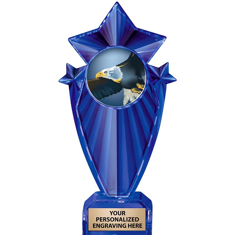 8" BLUE STARGRAM ICICLE TRP