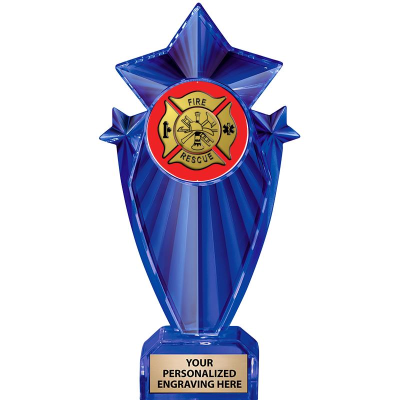 8" BLUE STARGRAM ICICLE TRP