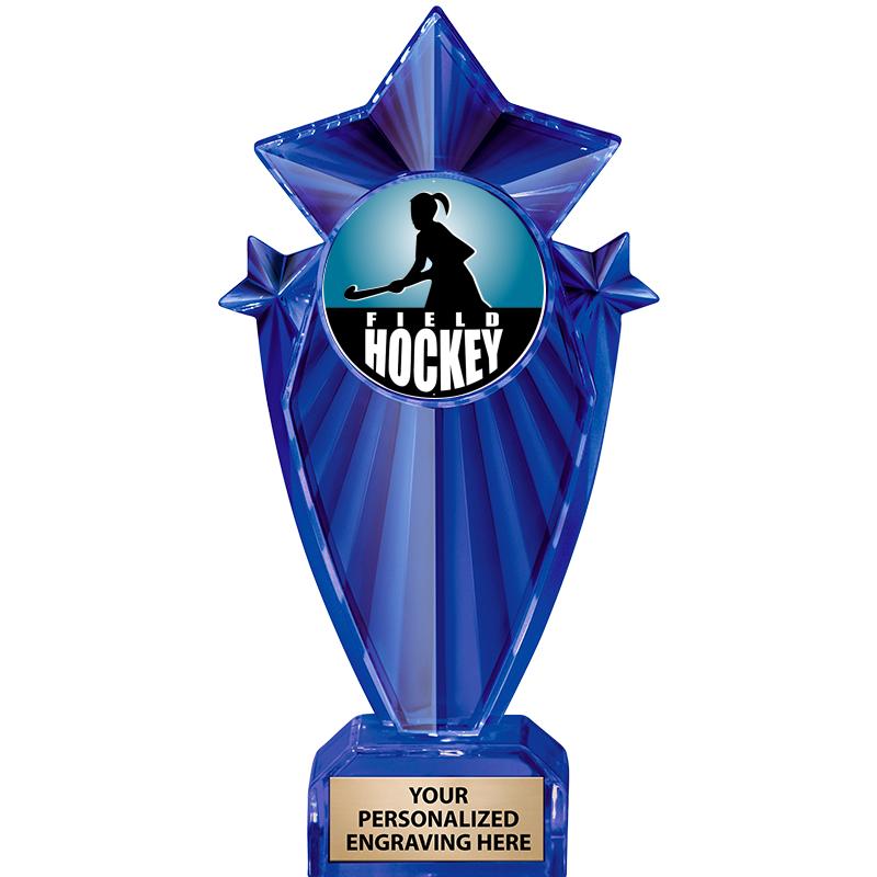 8" BLUE STARGRAM ICICLE TRP