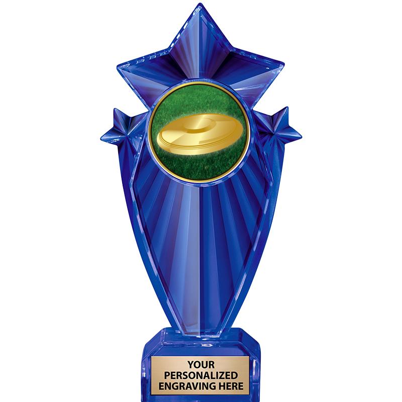 8" BLUE STARGRAM ICICLE TRP