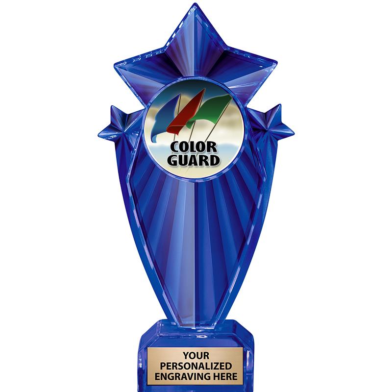 8" BLUE STARGRAM ICICLE TRP