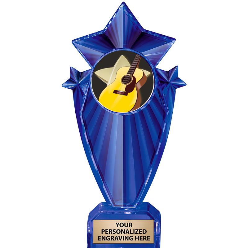 8" BLUE STARGRAM ICICLE TRP