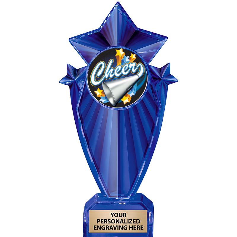 8" BLUE STARGRAM ICICLE TRP