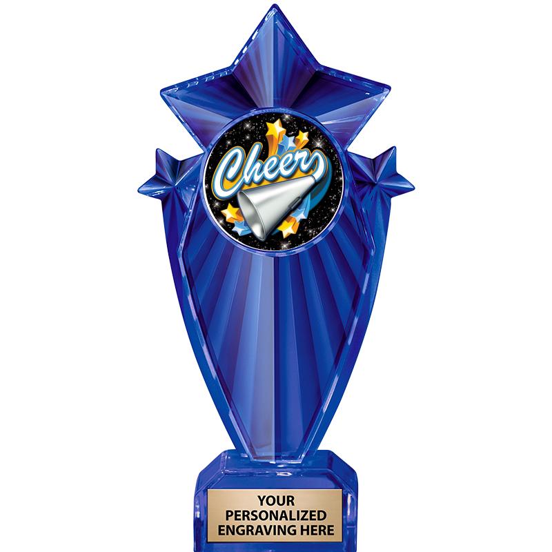 8" BLUE STARGRAM ICICLE TRP