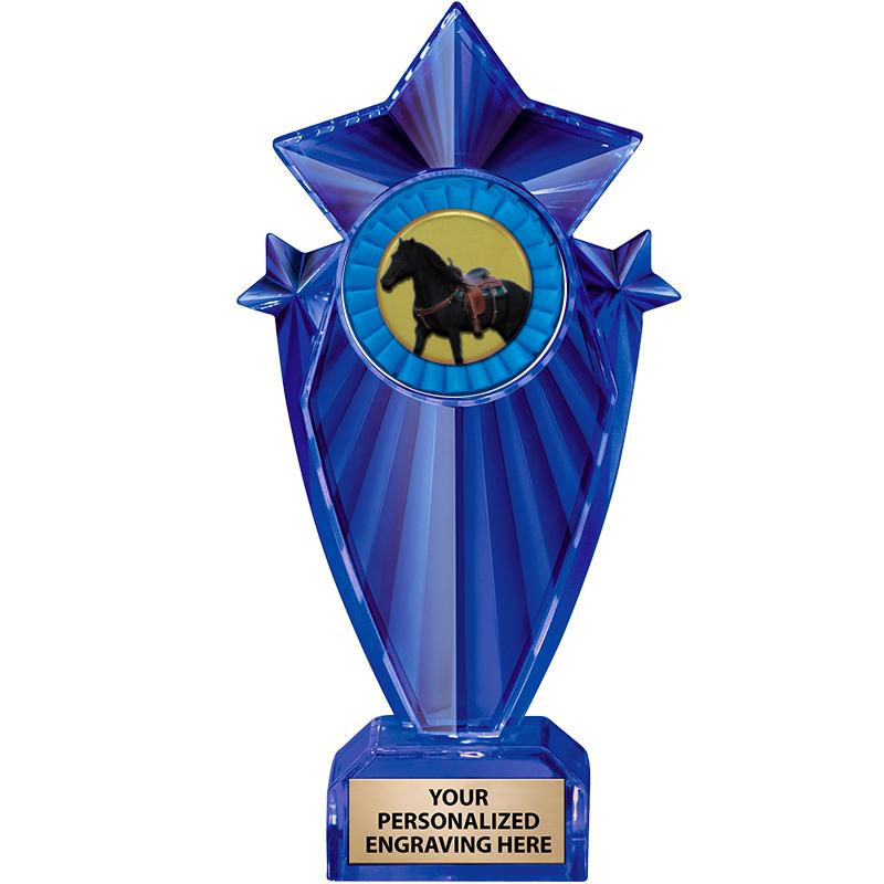 8" BLUE STARGRAM ICICLE TRP