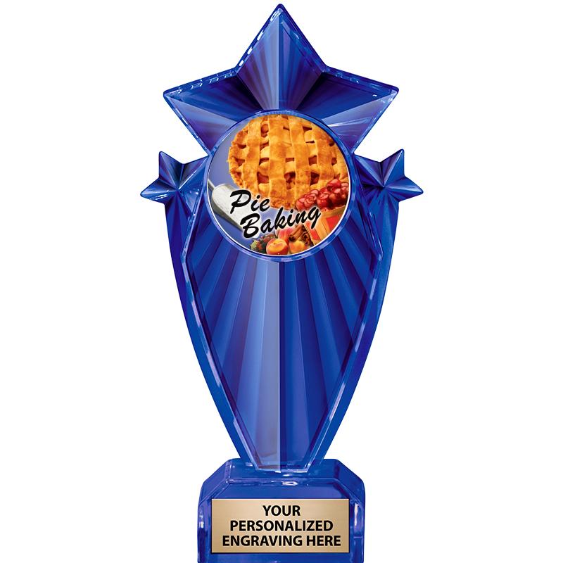 8" BLUE STARGRAM ICICLE TRP