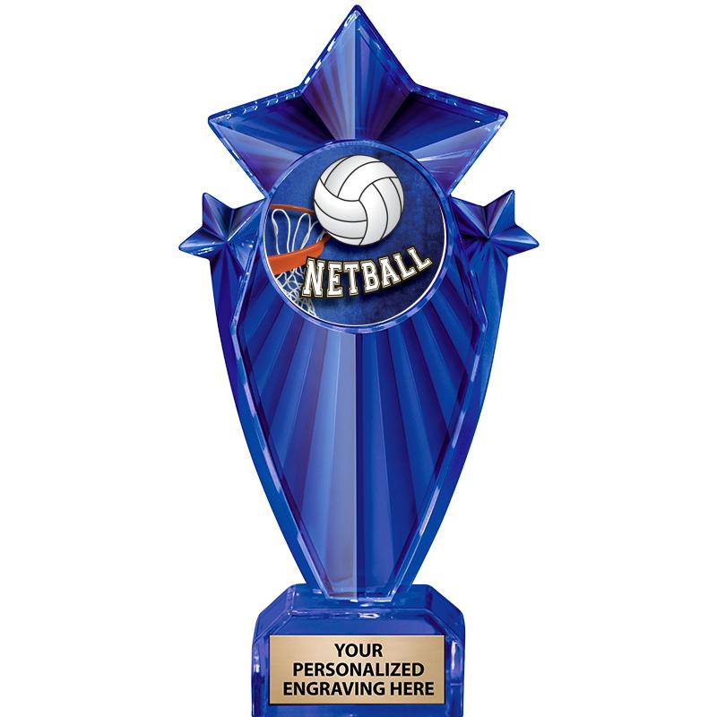 8" BLUE STARGRAM ICICLE TRP